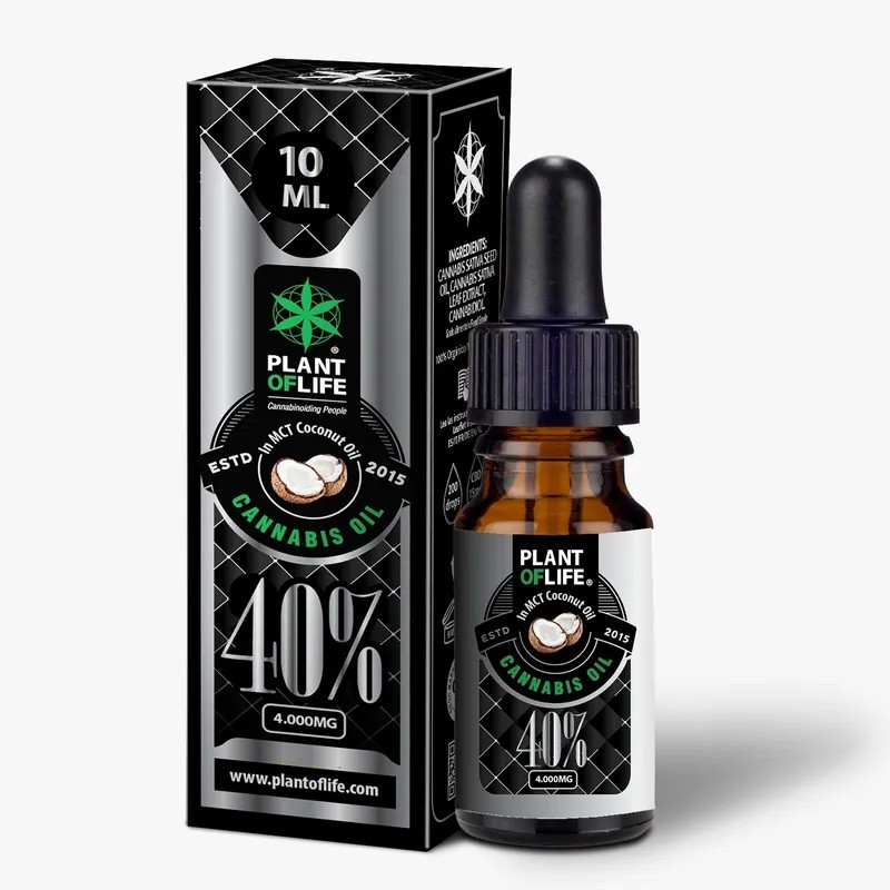 OLIO CBD 40% – CON OLIO DI COCCO MCT 10ML